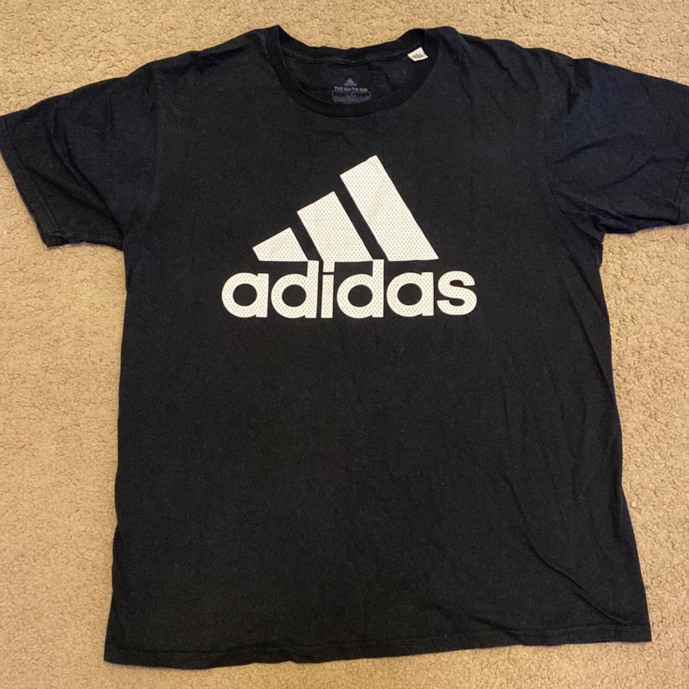 Black Addidas shirt. Size Large.